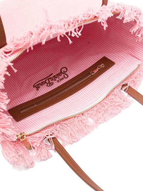MC2 Saint Barth medium City fringed tote bag - Pink
