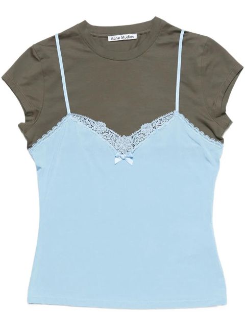 Acne Studios layered top - Blue - zdjęcie produktu nr 1