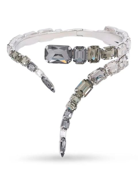 AREA crystal wrap choker necklace - Grey - zdjęcie produktu nr 2