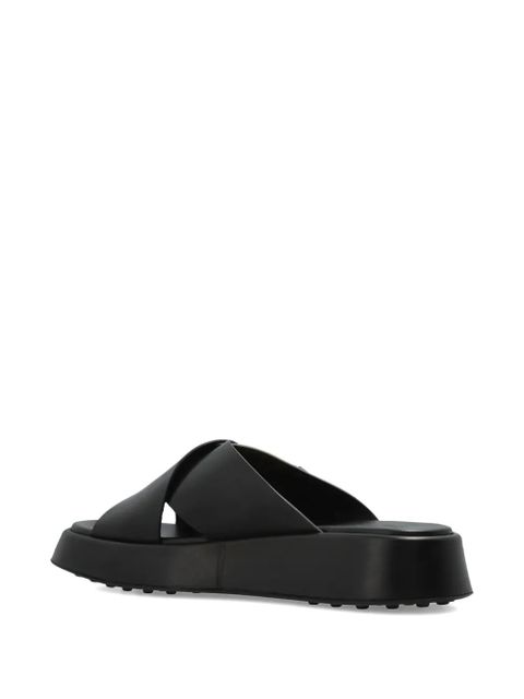Tod's criss-cross mules - Black