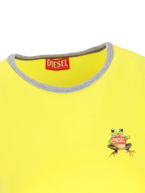 Diesel crew-neck graphic T-shirt - Yellow