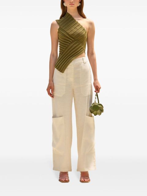 Cult Gaia Del knitted top - Green - zdjęcie produktu nr 2