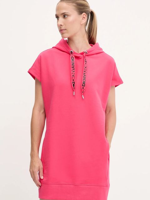 Dkny sukienka kolor różowy mini prosta DP5D4908