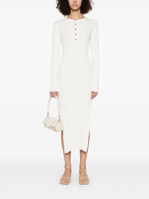 LouLou de Saison Eldara midi dress - Neutrals - zdjęcie produktu nr 2