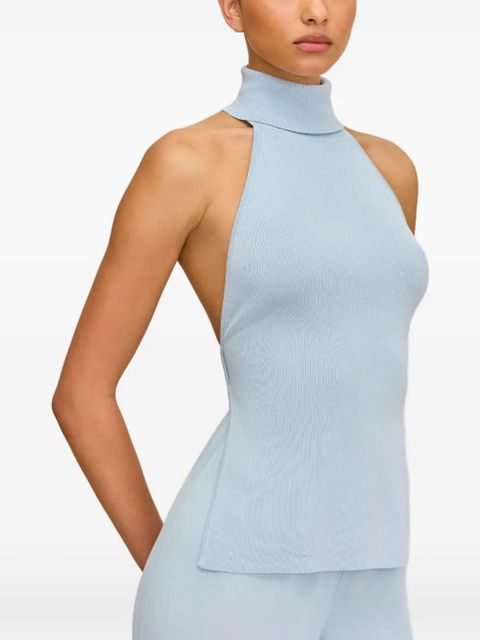 Cult Gaia Wake halterneck top - Blue