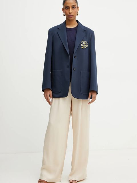 MAX&Co. t-shirt z domieszką lnu - zdjęcie produktu nr 2