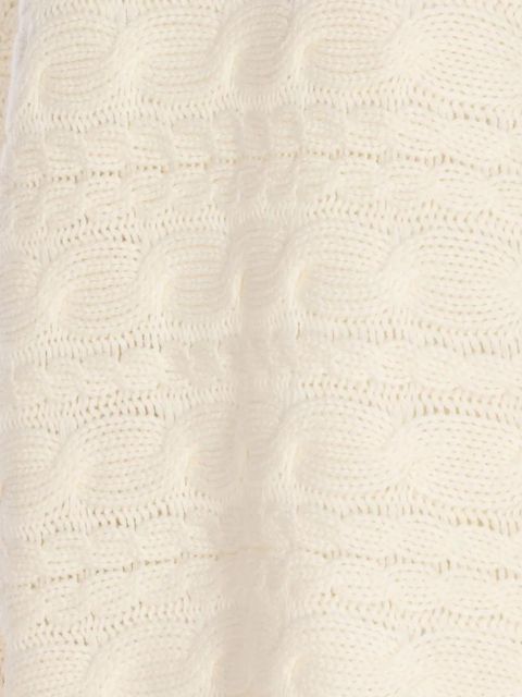 Guest In Residence cable-knit turtleneck sweater - White