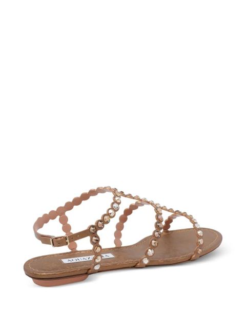 Aquazzura Tequila studded sandals - Brown