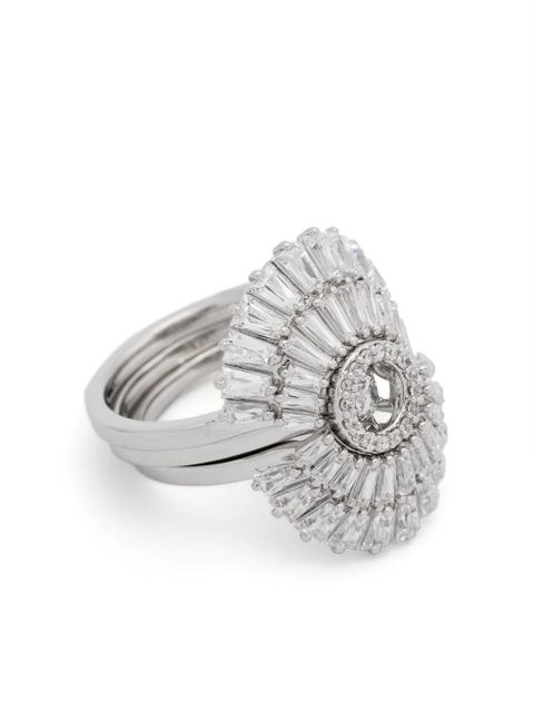 Swarovski Idyllia rings (set of three) - Silver - zdjęcie produktu nr 1
