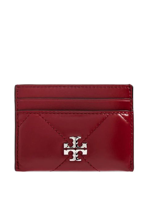 Tory Burch quilted-design card holder - Red