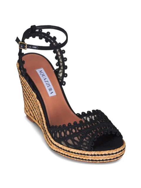 Aquazzura braided nappa espadrilles - Black - zdjęcie produktu nr 2