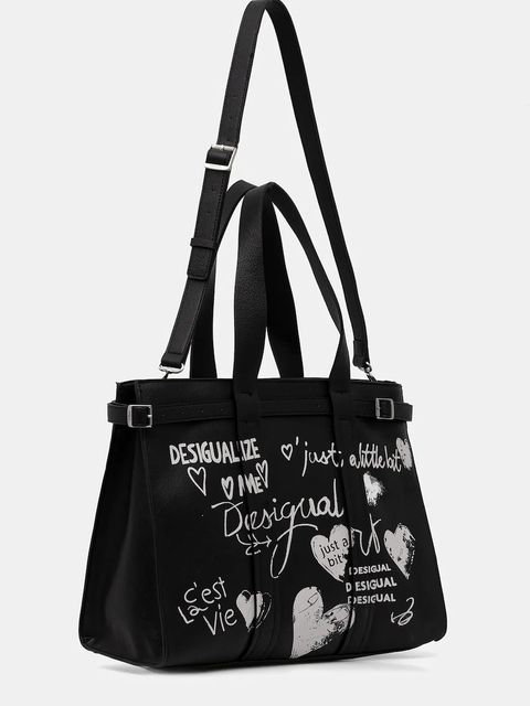 Desigual torebka SESHAT HOBART kolor czarny 25WAXPA5 - zdjęcie produktu nr 2