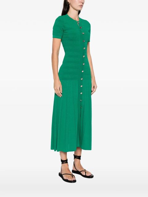 SANDRO knitted midi dress - Grey