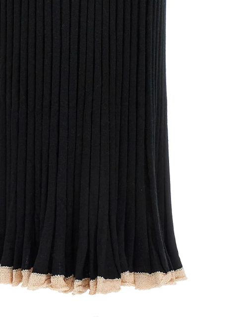 Proenza Schouler ribbed-knit midi skirt - Black