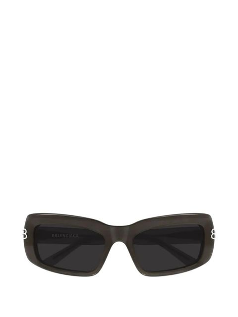 Balenciaga Eyewear BB rectangle-frame sunglasses - Grey - zdjęcie produktu nr 1