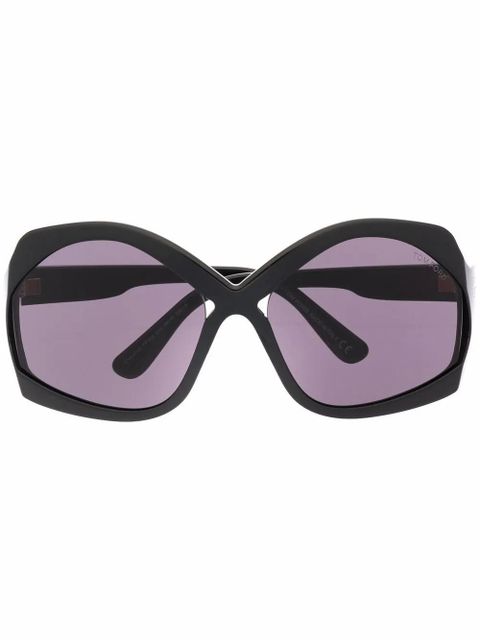 TOM FORD Eyewear oversize-frame sunglasses - Black - zdjęcie produktu nr 1