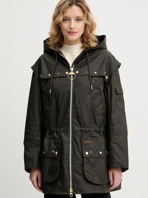 Barbour kurtka bawełniana Aberford kolor zielony przejściowa LWX1520 - zdjęcie produktu nr 1