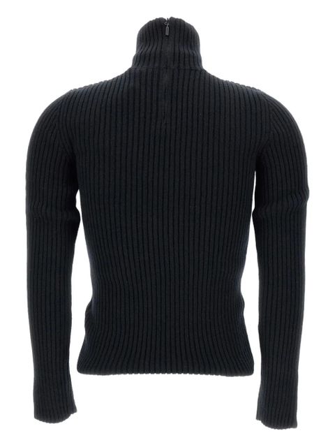 Max Mara ribbed turtleneck sweater - Black - zdjęcie produktu nr 2