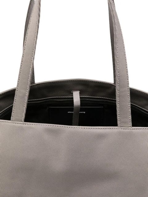 Alexander Wang embossed canvas nylon tote bag - Grey