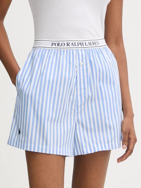 Polo Ralph Lauren szorty piżamowe bawełniane 2-pack damska kolor niebieski bawełniana 4P0717 - zdjęcie produktu nr 1