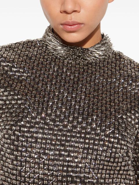 PUCCI bead-embellished minidress - Silver