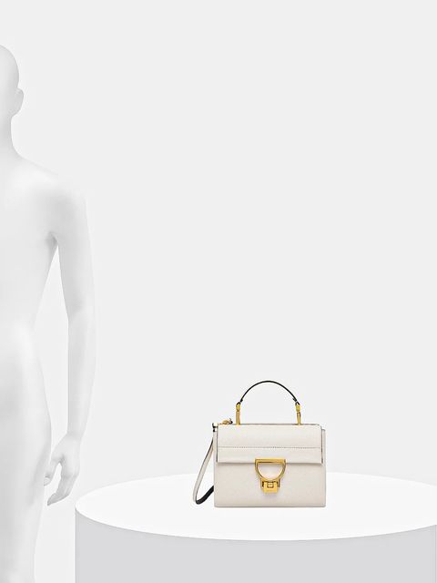 Coccinelle torebka skórzana kolor beżowy E1 MD5 55 B7 01