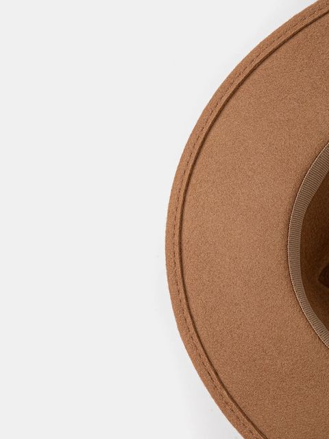 Weekend Max Mara kapelusz wełniany CIAD kolor brązowy 2525576055600