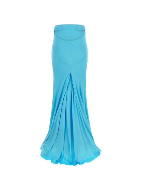 TOM FORD cut-out train skirt - Blue - zdjęcie produktu nr 2