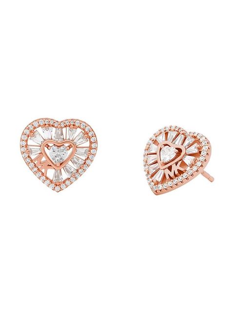 Michael Kors kolczyk ze srebra pokrytego złotem MKC1691CZ791