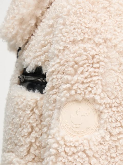 Save The Duck kurtka krótka HESTER kolor beżowy zimowa D32515W.CURL21