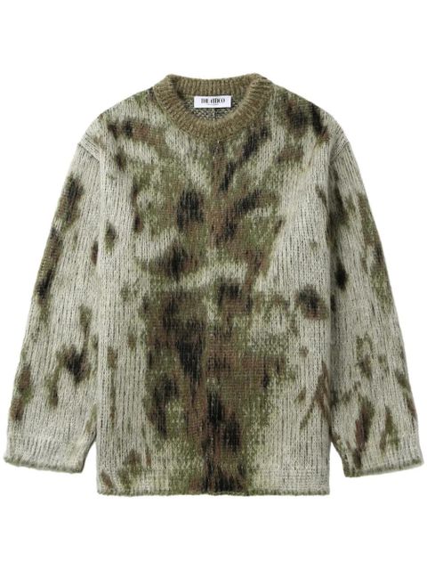 The Attico animal-print jumper - Green - zdjęcie produktu nr 1