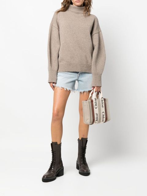 Chloé logo-print tote bag - Neutrals