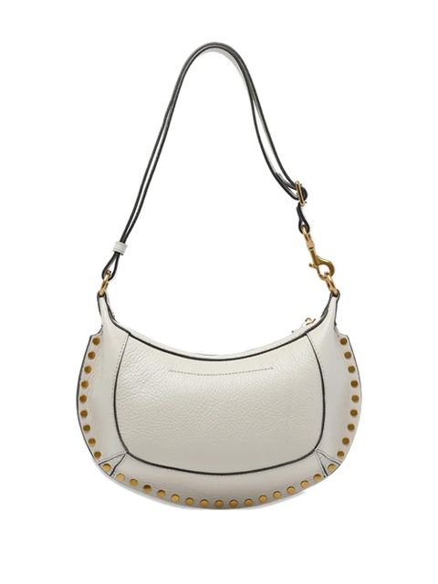 ISABEL MARANT Naoko studded shoulder bag - White