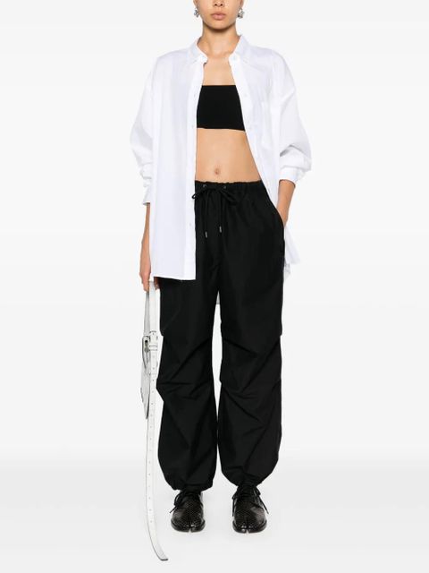 Acne Studios drawstring wide-leg trousers - Black - zdjęcie produktu nr 2