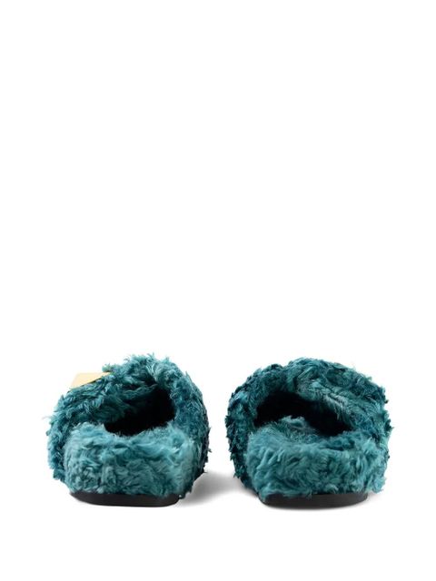 Valentino Garavani pyramidal stud-embellishment sandals - Blue