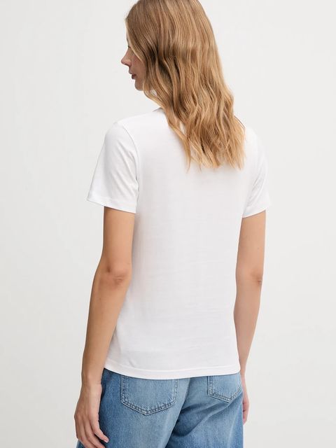 Joop! t-shirt bawełniany damski kolor biały 30047767