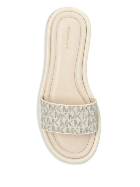 Michael Kors Dana slides - Neutrals