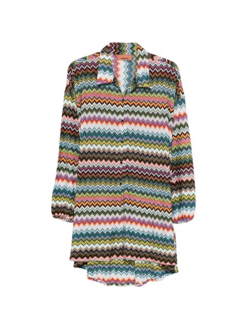 Missoni zigzag buttoned top - Black - zdjęcie produktu nr 1