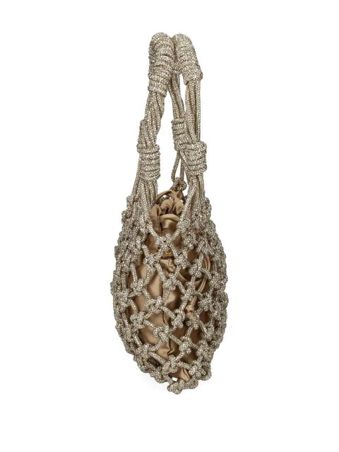 PINKO knotted tote bag - Gold - zdjęcie produktu nr 2