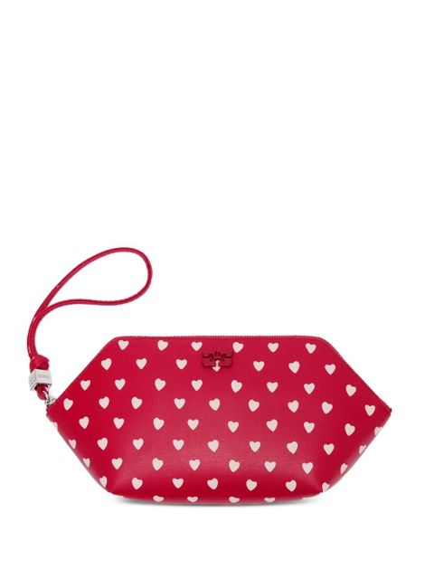 GANNI heart-print purse - Black - zdjęcie produktu nr 1