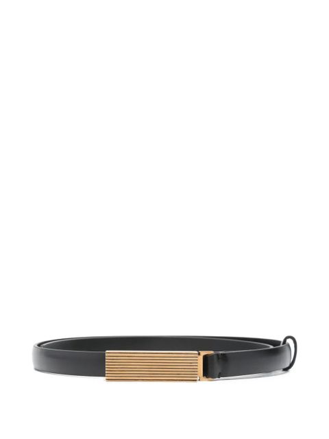KHAITE Empire antique-gold-hardware belt - Black - zdjęcie produktu nr 1