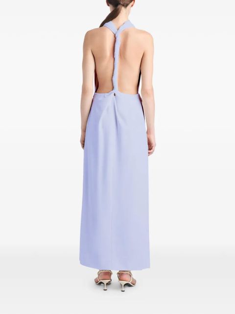 Proenza Schouler Selena twist back maxi dress - Purple