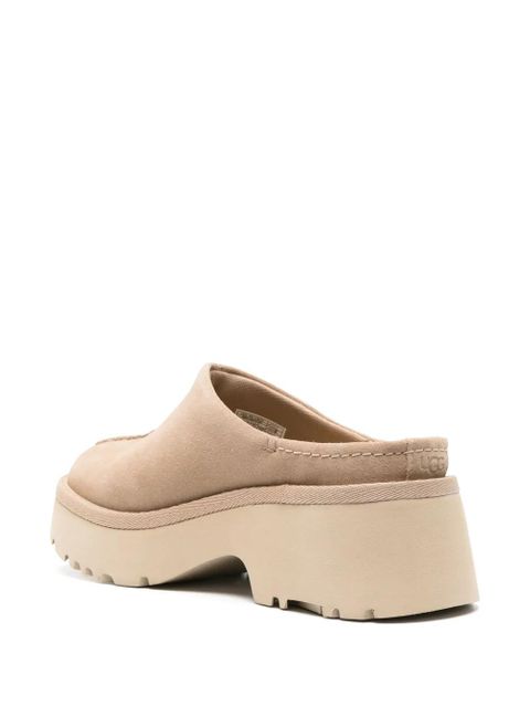 UGG New Heights suede slides - Neutrals