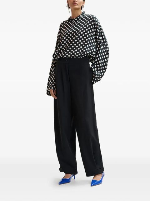 Essentiel Antwerp barrel-leg pleated trousers - Black - zdjęcie produktu nr 2
