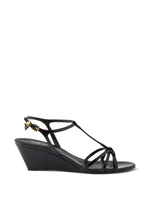 Prada leather sandals - Black - zdjęcie produktu nr 1