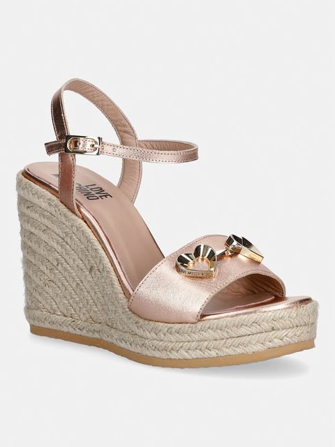 Love Moschino sandały na koturnie damskie - zdjęcie produktu nr 1