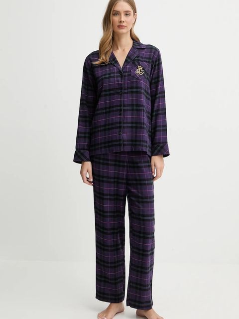 Lauren Ralph Lauren piżama damska kolor fioletowy ILN92457F - zdjęcie produktu nr 1