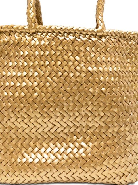 DRAGON DIFFUSION small Grace woven tote bag - Gold - zdjęcie produktu nr 2