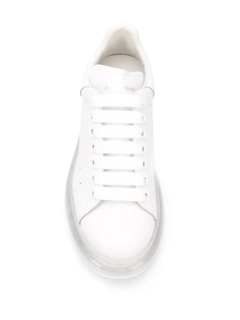 Alexander McQueen oversized leather sneaker - White