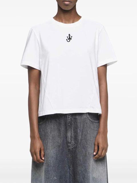 JW Anderson Anchor-embroidered T-shirt - White - zdjęcie produktu nr 2